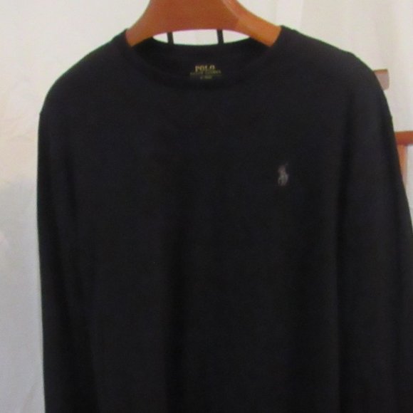 Polo Ralph Lauren Other - Ralph Lauren Polo Black Tee Shirt Size Medium EUC